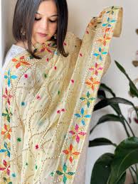 Hand Embroidery Dupatta